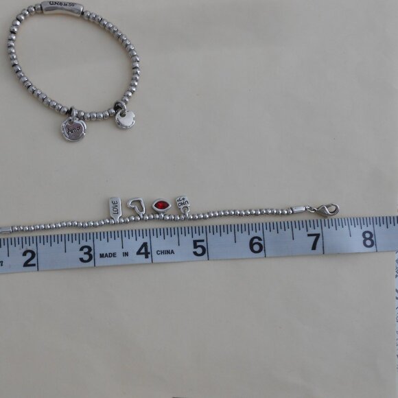 Uno de 50 bracelet with charms (2 bracelets) - Picture 2 of 9